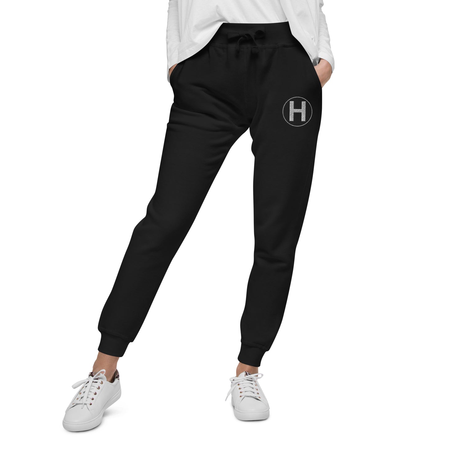 Embroidered Fleece Sweatpants